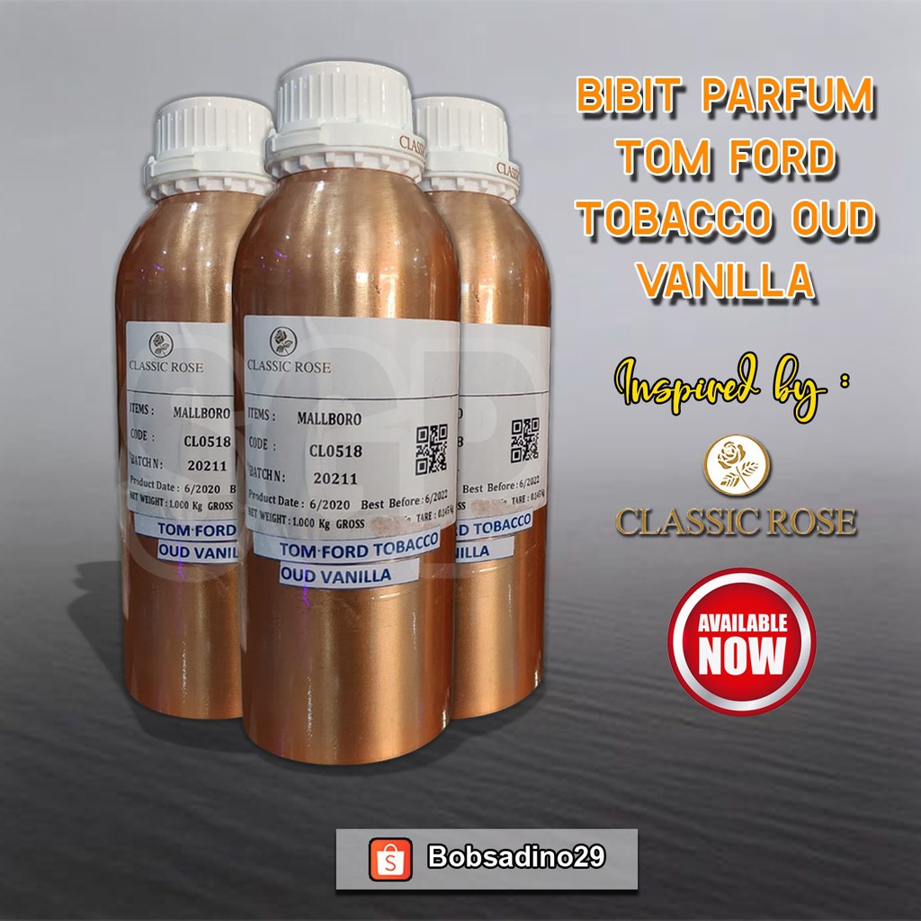 Bibit Parfum MURNI Tom Ford Tobacco Oud Vanilla By Classic Rose