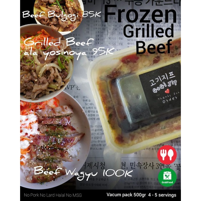 

Korean grilled wagyu Ssam jang sauce, 100% halal