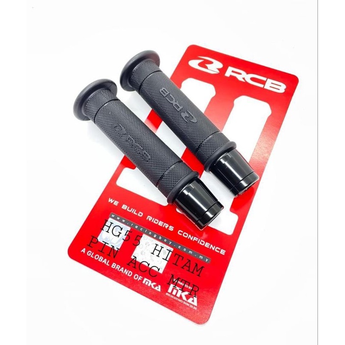 PAKET HANDGRIP RCB HG55 + BANDUL STANG FULL CROME UNIVERSAL MOTOR NMAX AEROX PCX ADV VARIO DLL