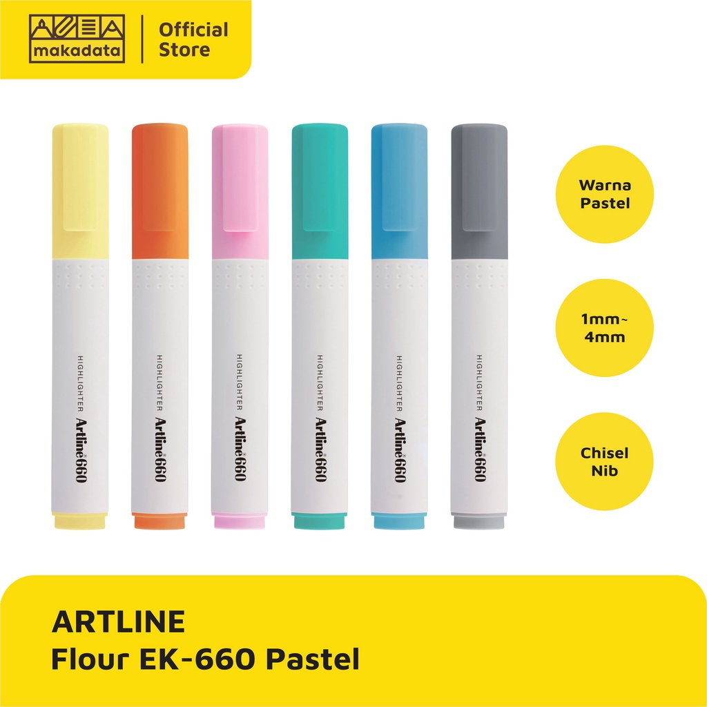 

HIGHLIGHTER / FLOUR ARTLINE EK-660 PASTEL (1PCS) MURAH