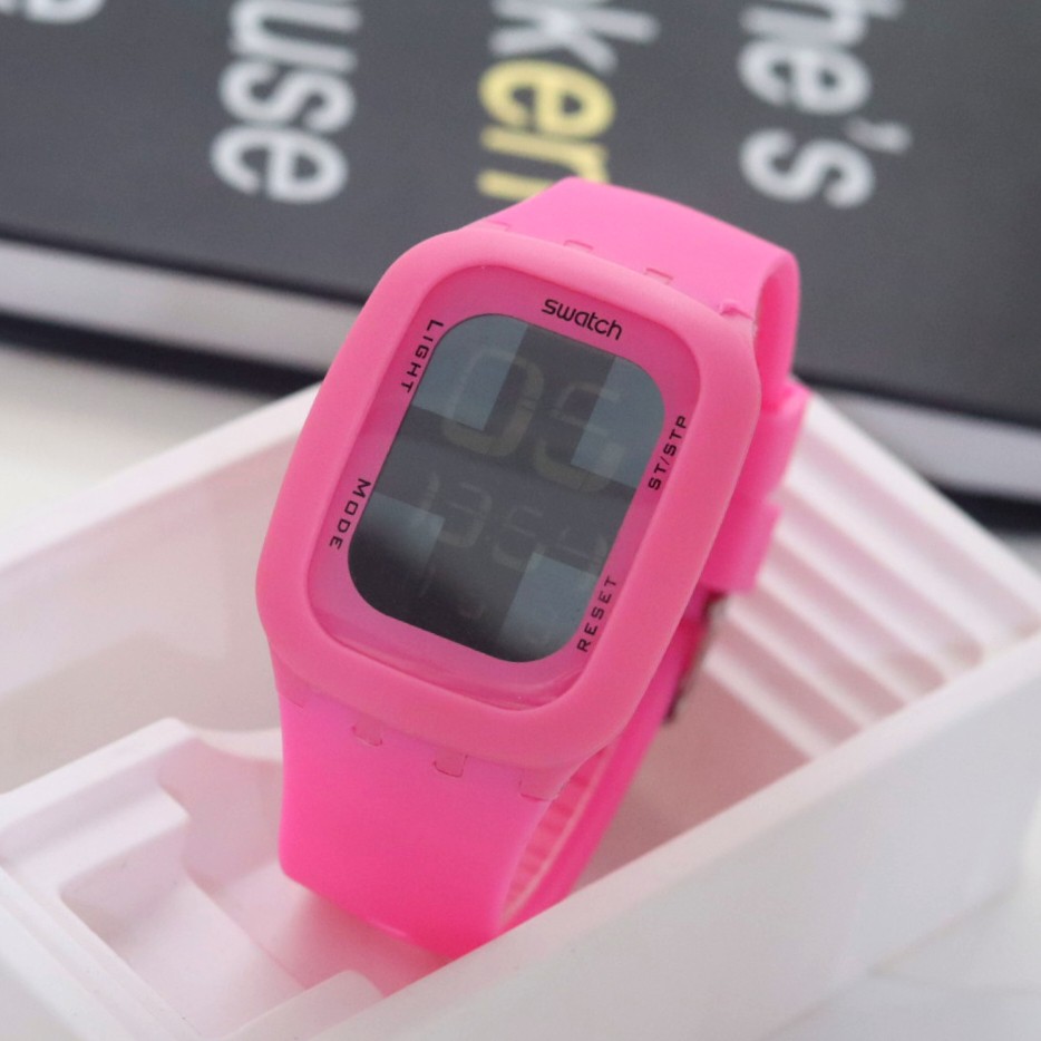 JAM TANGAN WANITA SWATCH ANTI AIR DIGITAL