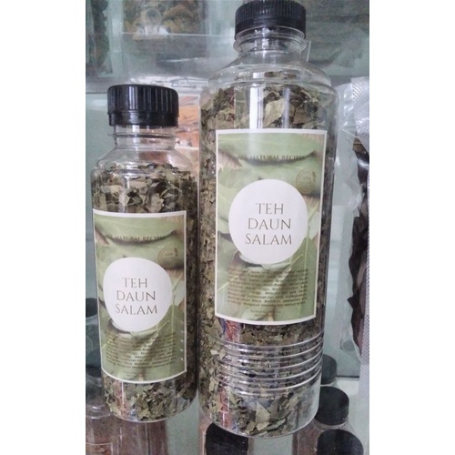 Teh Daun Salam Kering Premium | Rajang halus | Botol 250ml dan 500ml