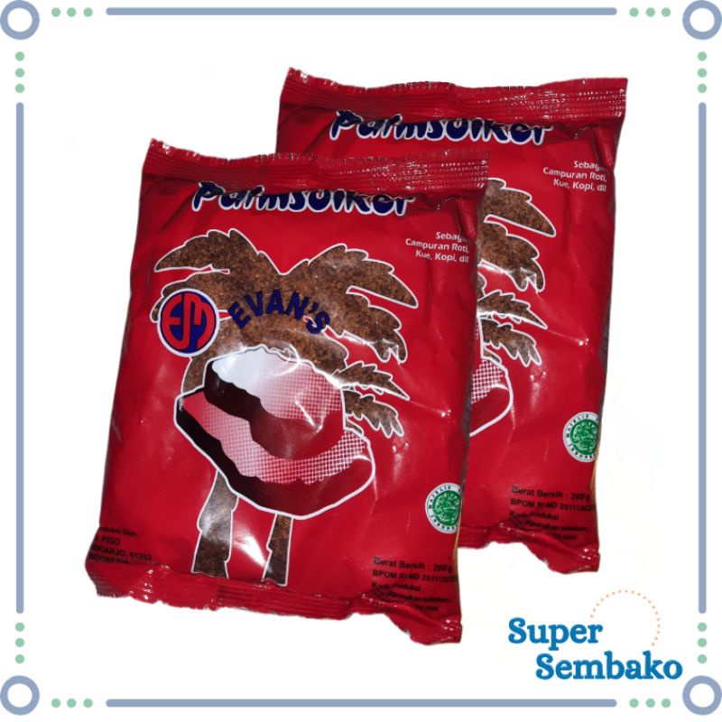 

GULA PALEM AREN PALMSUIKER / PALM SUIKER / PALM SUGAR EVAN'S PREMIUM 200g MAKASSAR