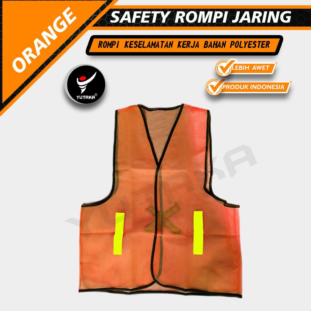 ROMPI JARING ROMPI SAFETY warna orange