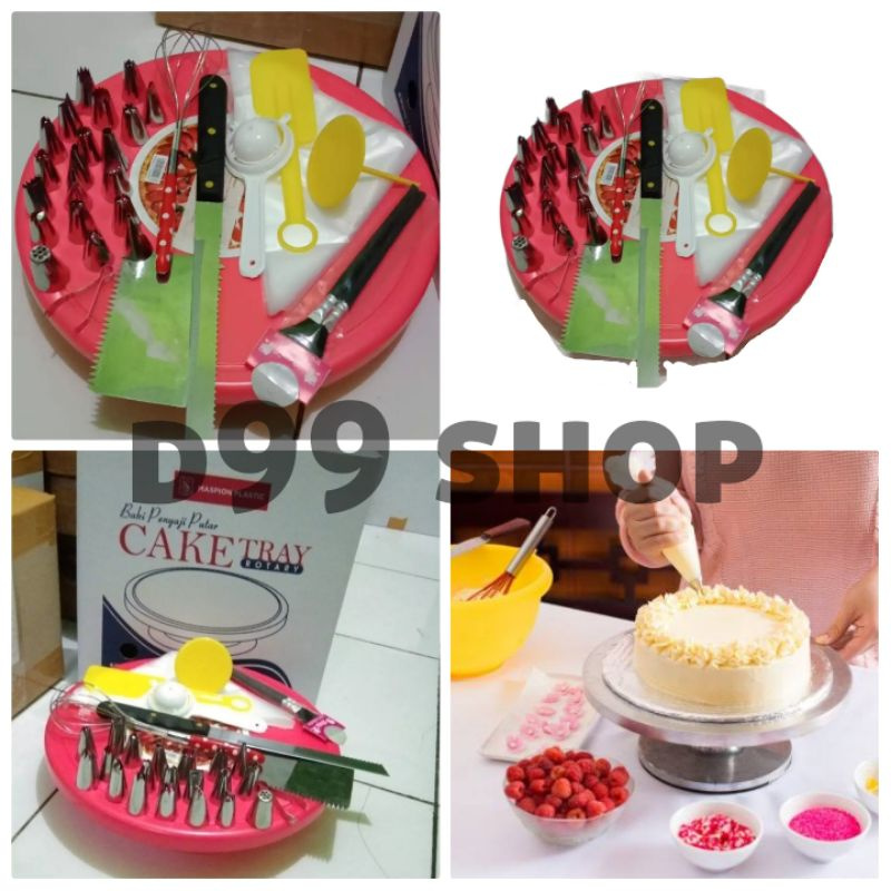 set 30 dekorasi kue ulang tahun/dekorasi kue tart