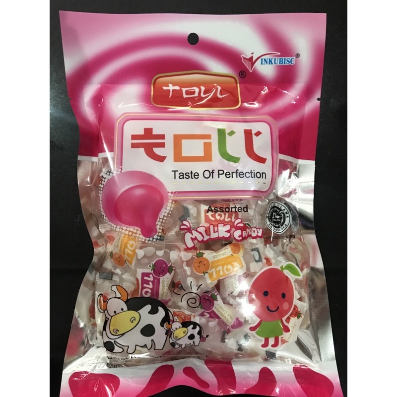 

TOLL CANDY 120gram (isi kurang lebih 30 butir)