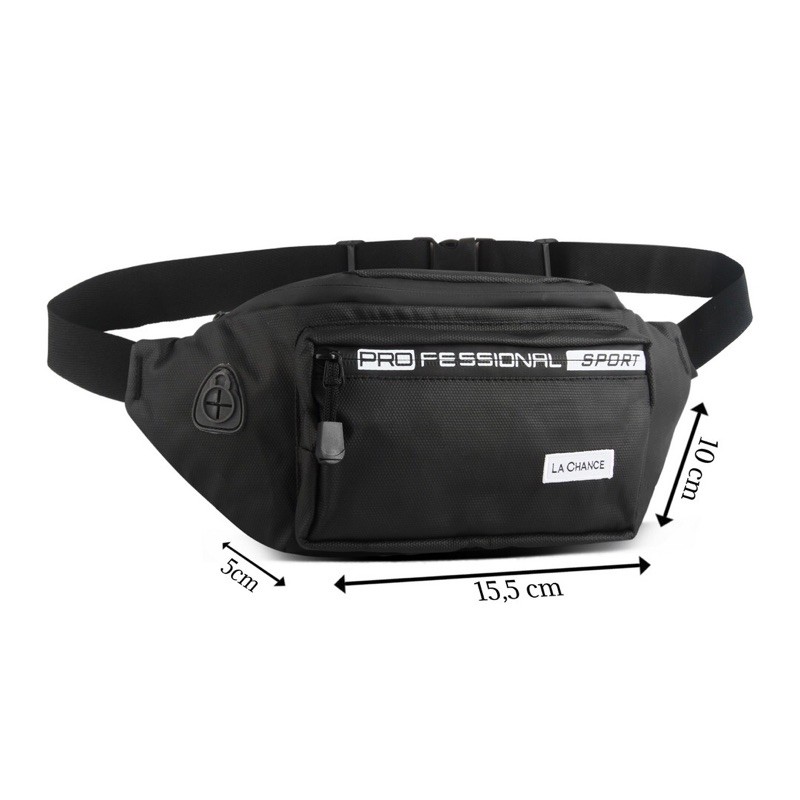 Waistbag / Tas Pinggang LaChance Exer  Bisa Bolak-Balik - Waist Bag LaChance