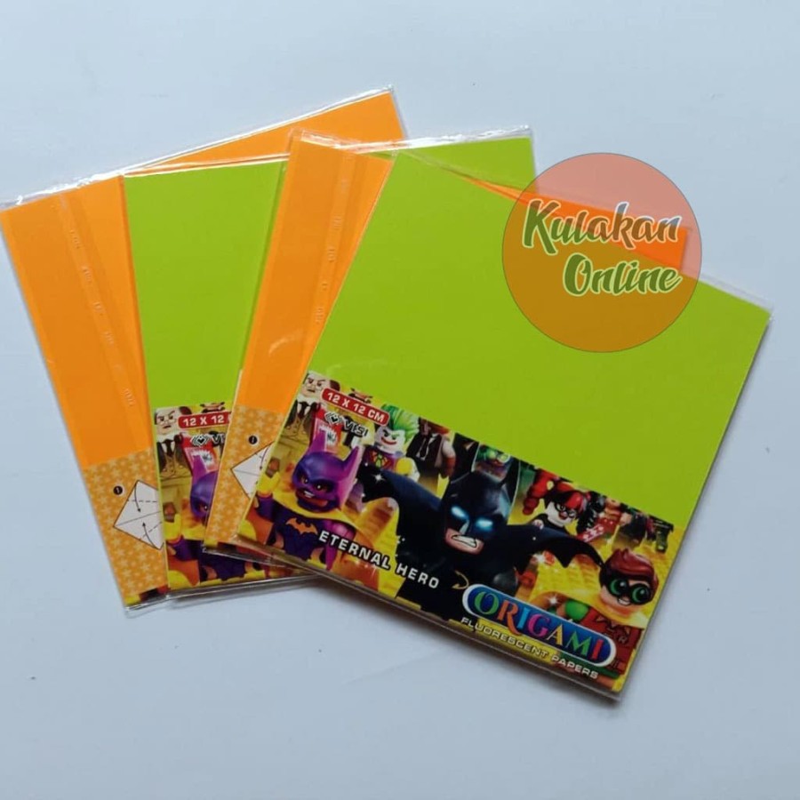 

ORIGAMI KERTAS LIPAT BOLAK BALIK VIS 1 UKURAN (5 pack)