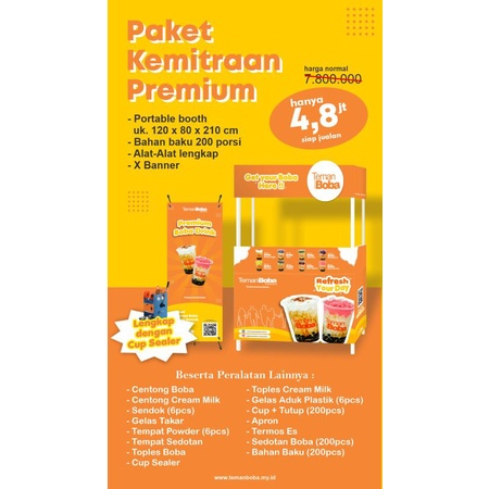 

Paket Usaha Teman Boba Indonesia Paket Premium Khusus Mitra Ita // Takengon