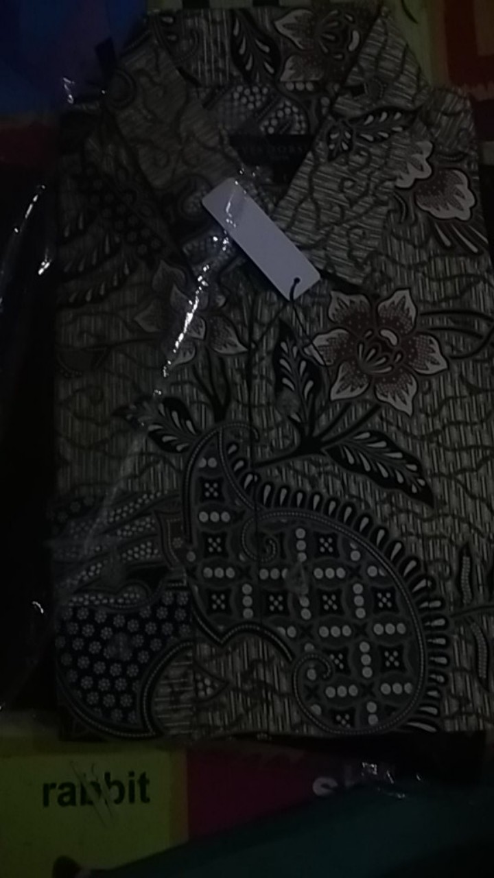 Hem Kemeja Batik Slim Fit Premium Mewah A12