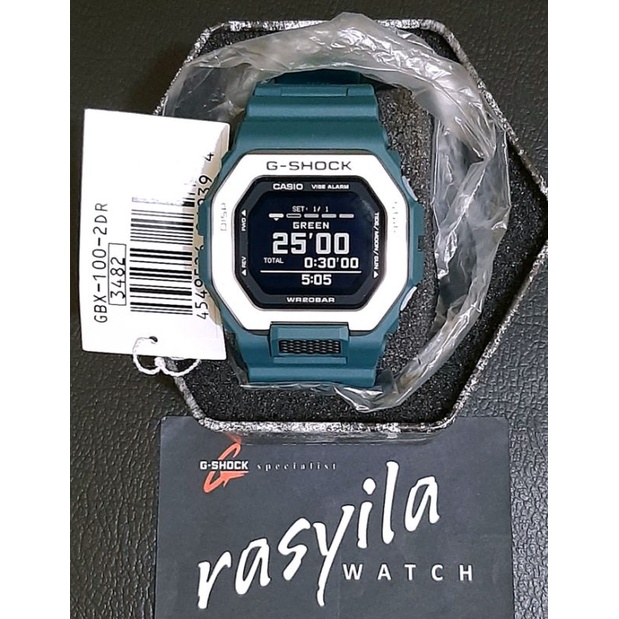 Casio G-Shock GShock GBX 100 / GBX100 - 2DR Biru Tosca SmartWatch