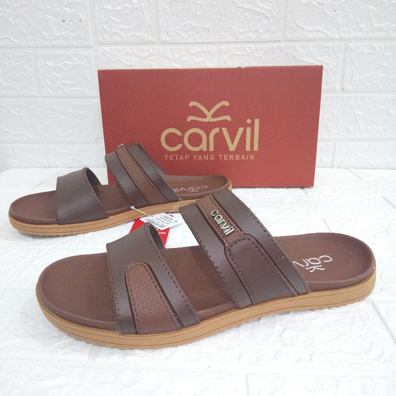 Sandal Slide tali dua Carvil Welton 02 | Sandal Harian Carvil | Sandal Kasual Carvil