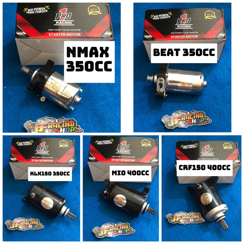 DINAMO STARTER FFA,DRAG,BORE UP MIO,FINO KARBU,NOUVO,NMAX,BEAT,KLX150,CRF150 350cc-400cc PRO1 RACING