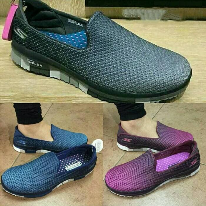 SEPATU WANITA SKECHERS / SKECHER /SKETCHER GOFLEX LOTUS