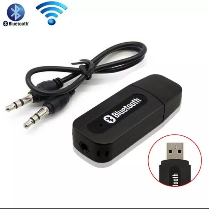 Bluetooth Audio Receiver / usb wireless / speaker music stereo 3.5mm reciever adapter + kabel aux