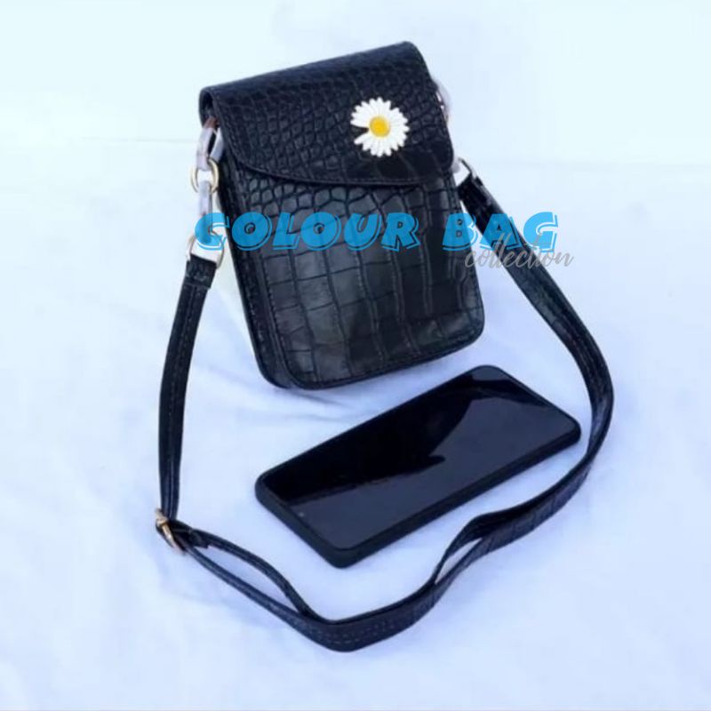 CLR - Tas Hp Sling bag mini Croco Tas Handphone wanita