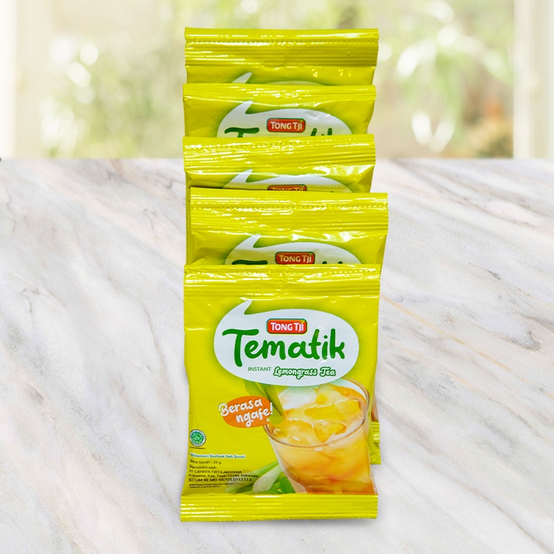 Tong Tji Bundling Beli 2 Tematik Lemongrass Renceng Gratis Gelas Kecil