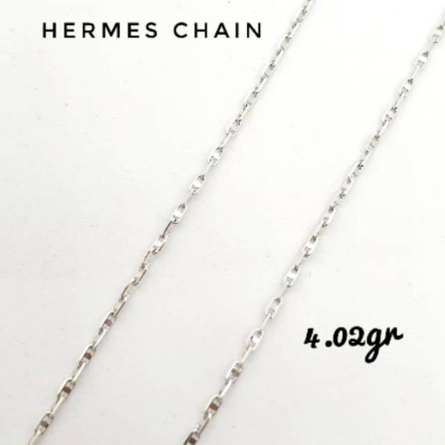 Kalung emas ASLI Herme italy kadar 75%