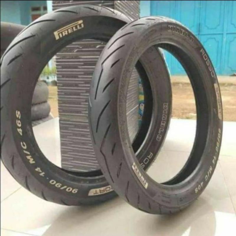 BAN PIRELI DIABLO ROSSO BAN ROAD RACE UKURAN 90/90/14 SEKEN UKIRAN