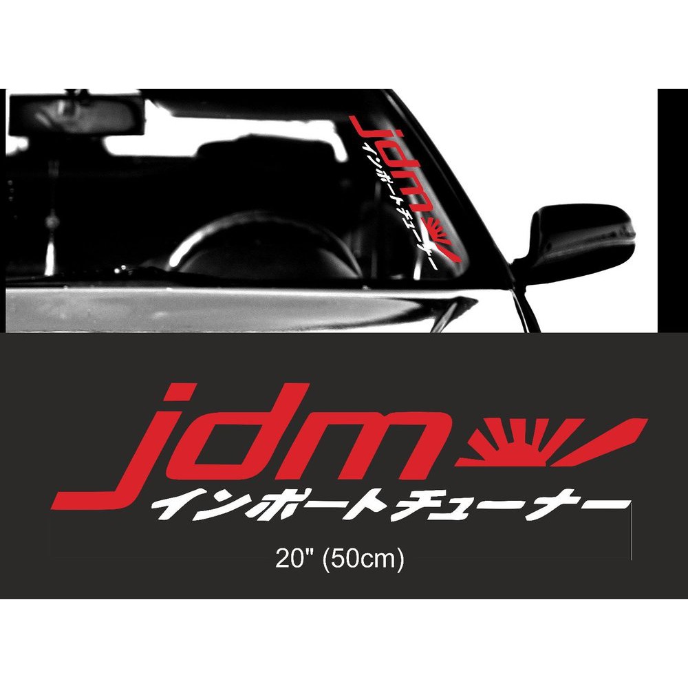 Sticker Jdm Windseild Sticker Jdm Kaca Mobil Shopee Indonesia