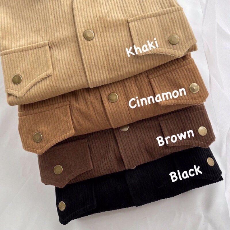 CORDUROY JACKET BY EDMEE