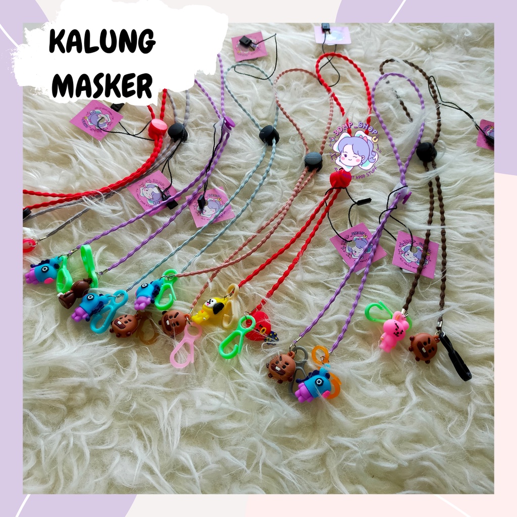 Kalung Masker BT21 Hijab