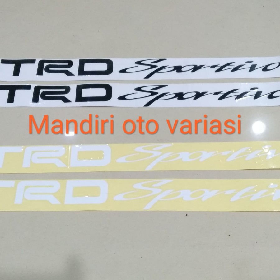 Stiker Body Mobil TRD Sportivo Rush 2018