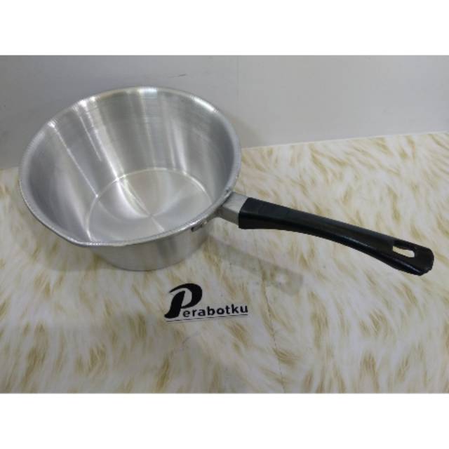 Panci Alumunium Paramount Gagang Hitam Visto/Panci Susu Mie Stenlis