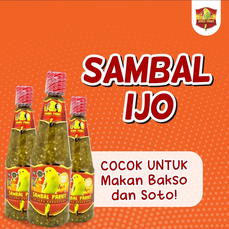 

Sambal PARKIT HIJAU 300ml - saos sambel rawit hijau