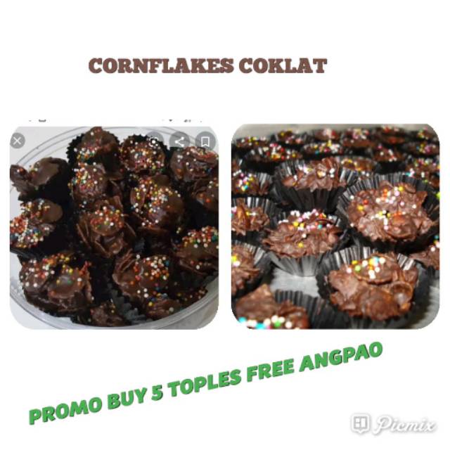 

Kue Lebaran Cornflakes Coklat, MURAH MERIAH..