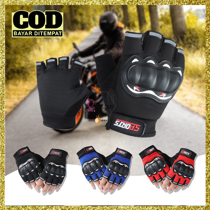 SARUNG TANGAN MOTOR SEPEDA TACTICAL SCOYCO TRAIL CROSS GYM FITNESS ARMY GLOVES MOTOR PRIA GL-HHF