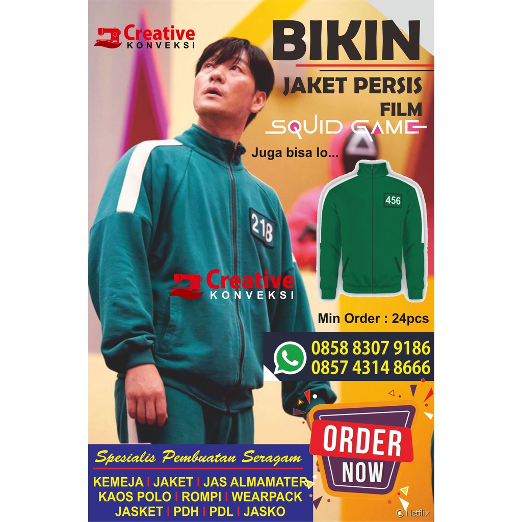 KONVEKSI JAKET majelis / jaket komunitas / seragam kerja / kemeja club / seragam sekolah / jas almamater / seragam pondok