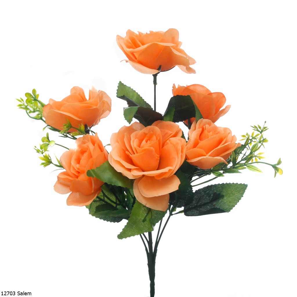 Bunga Plastik Mawar | Bunga Mawar Plastik Artifisial 6K 1270-Salem