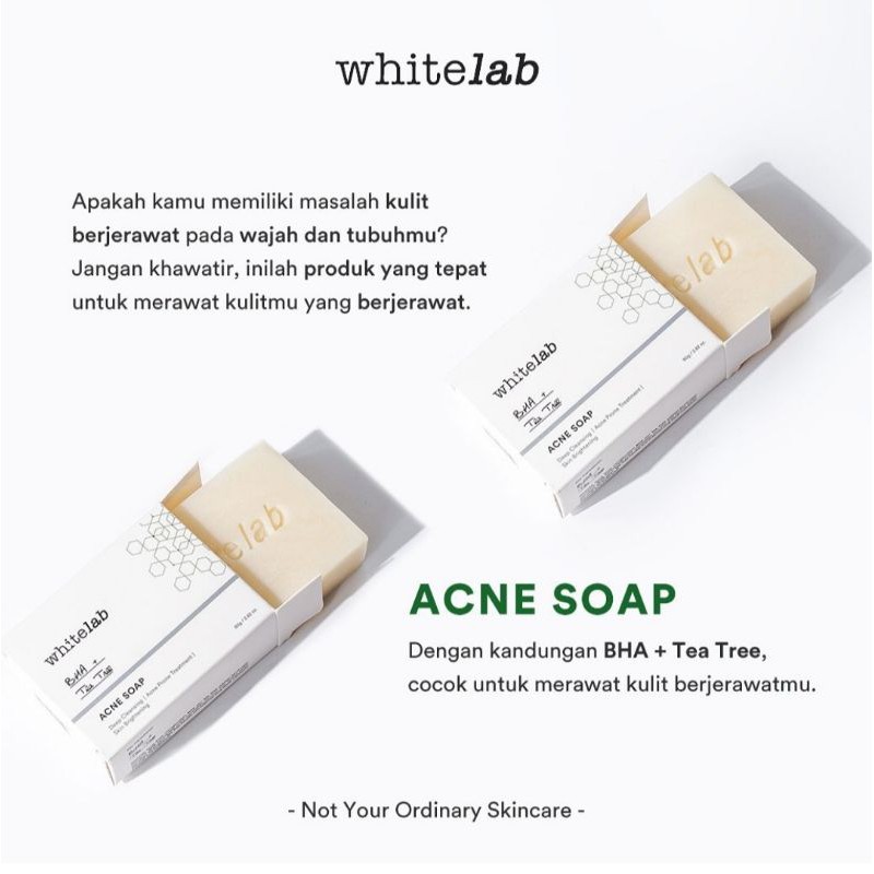 WHITELAB ACNE SOAP 80gr