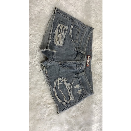 PRELOVE celana jeans pendek wanita merk body&amp;soal