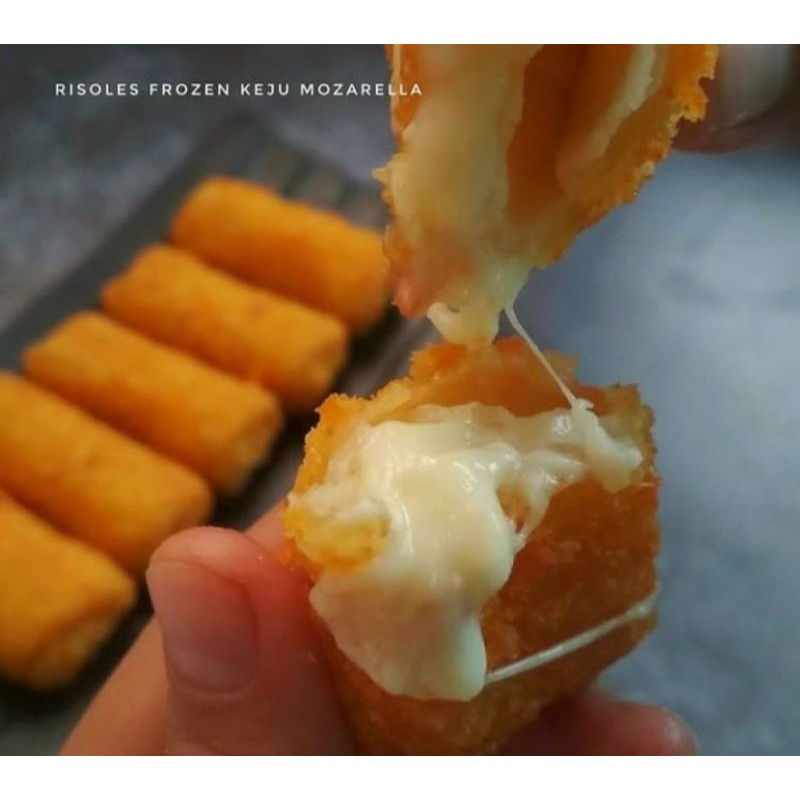 

Risol mozarella melted 11pcs/ risoles keju mozarella/ risol beku