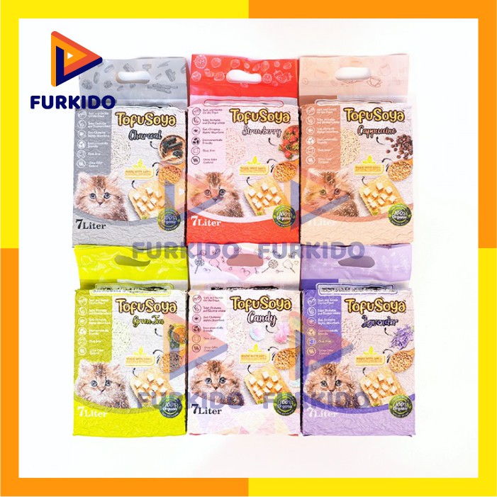 Pasir Kucing MARKOTOPS Soya Tofu 7 Liter - Pasir Soya 7L