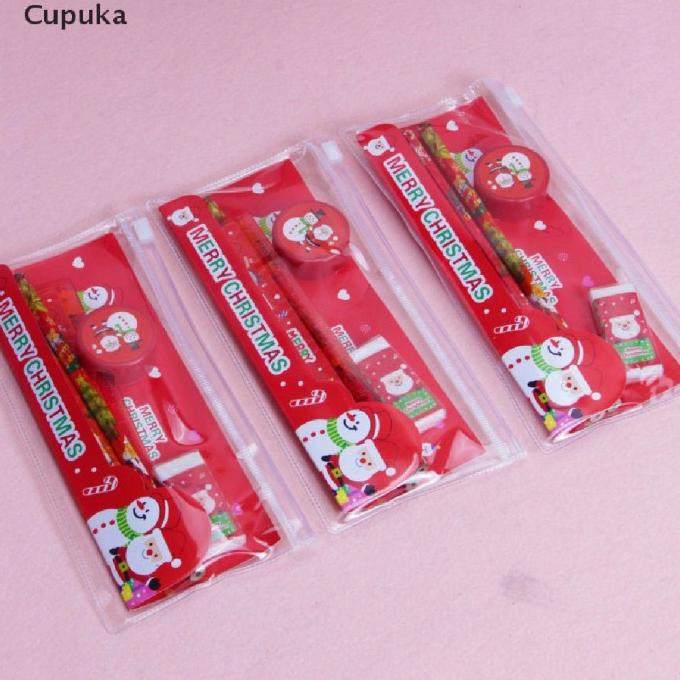 

5pcs Pak Rautan Pensil Desain Natal Untuk Alat Tulis Sekolah