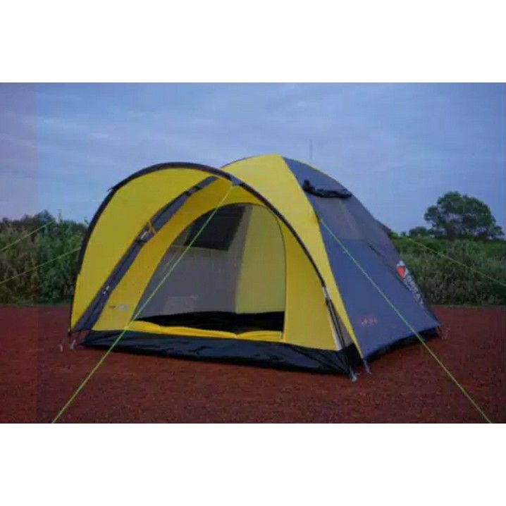 tenda dome camping great outdoor NSM 6 double layer Kaps 6-7 orang