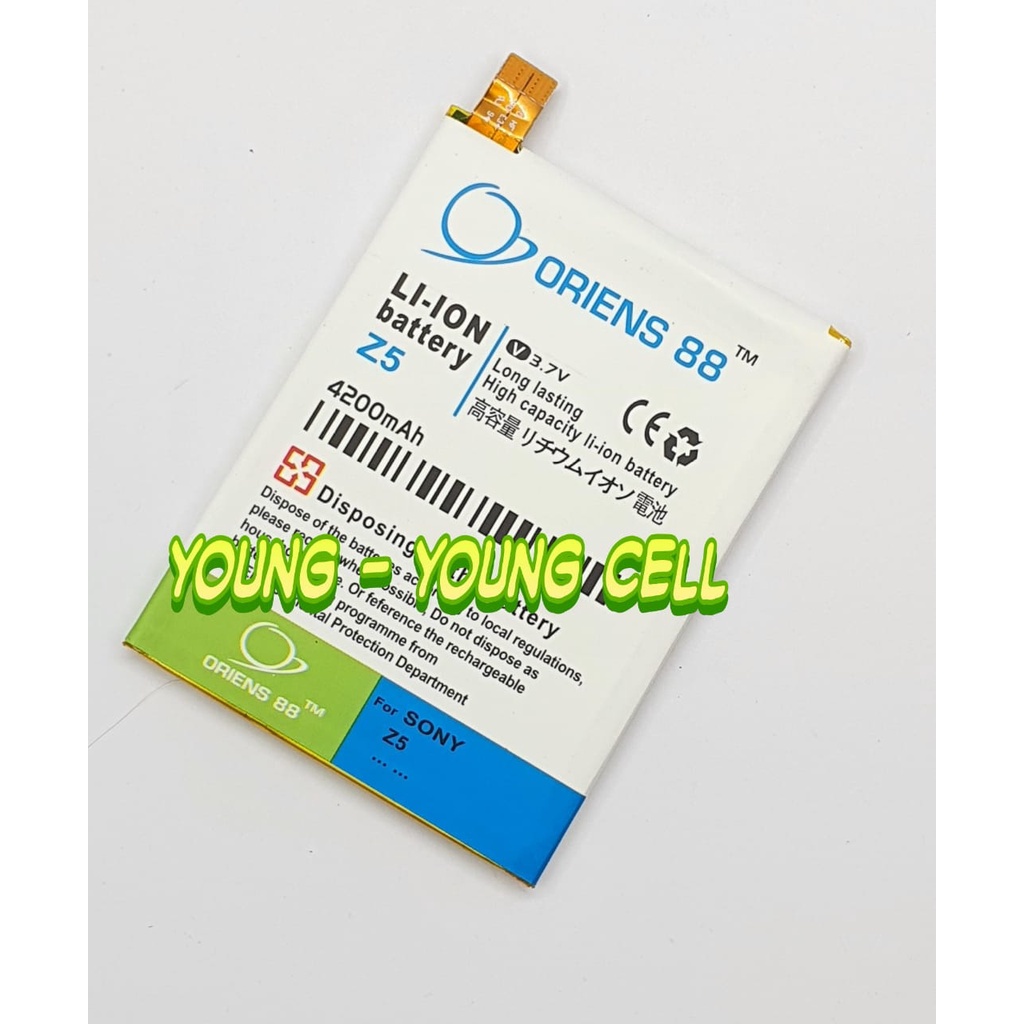 BATERAI SONY XPERIA Z5 / E6603 / E6653 / LIS1593ERPC DOUBLE POWER ORIENS 88 / BATRE / BATERE / BATRAI / BATREI / BATU