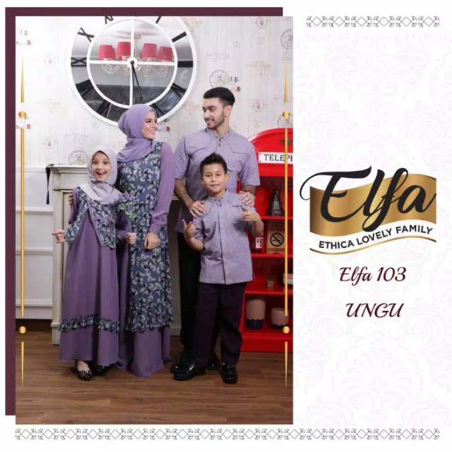 SARIMBIT ETHICA ELFA 103 UNGU (KAGUMI 132 UNGU, KHAFI 83 UNGU)
