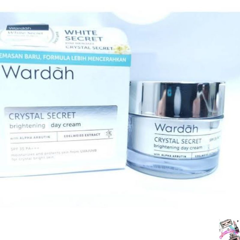 ☃Cutezz_Ching1☃Wardah Crystal Secret Brightening Day Cream 30g