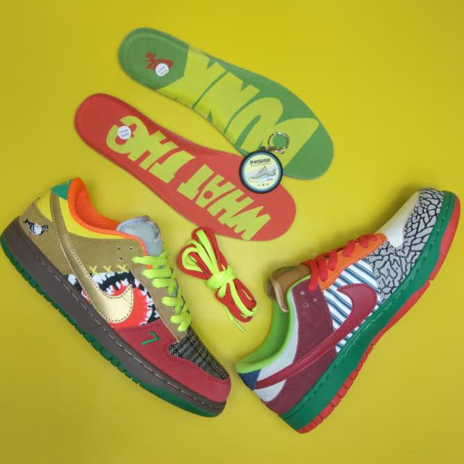 ⭐⭐ KREDIT SEPATU OLAHRAGA WANITA⭐⭐ NIKE DUNK SB LOW "WHAT THE DUNK" STOK TERBATAS