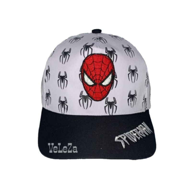 Topi anak karakter spiderman bordir topi anak laki-laki topi karakter - Topi anak