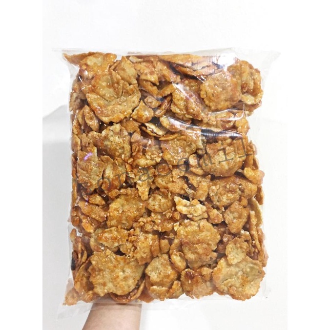 

Baru Emping Pedas Lebar / Melinjo Pedas / Keripik Emping 1Kg