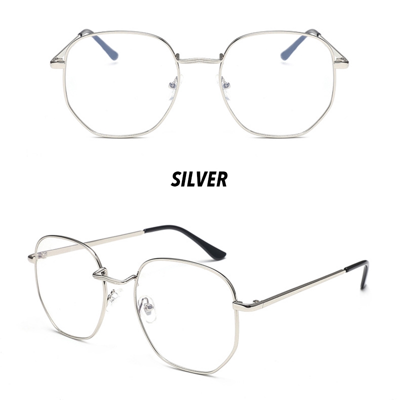 (YUZHU) Bayar di Tempat Minus -0°~-400° Myopia Eyeglasses Korean Ulzzang Retro Anti Blue Square Kacamata