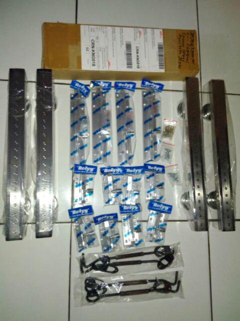 Handle Pintu Tarikan Pintu Kotak Pipih Gagang Pintu Rumah Minimalis Kunci 33 Cm Stainles Grafir