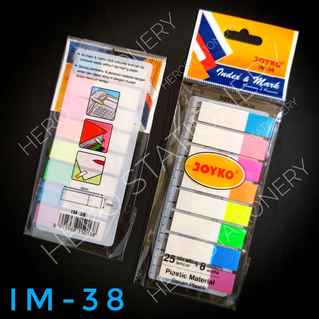 

Joyko index mark pembatas buku persegi IM-38