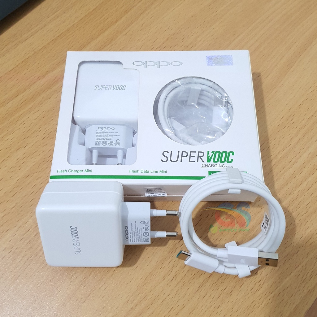 Charger Oppo Tipe-C Original100% VOOC Fast Charging/Charger Oppo FindX A5 2020 A9 2020 Reno2 Reno 2F