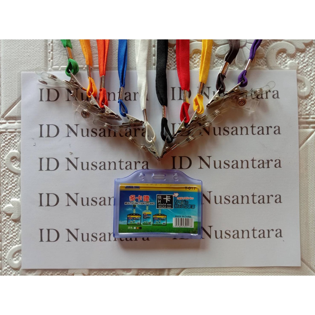 

Paket Tali Jepit Besi + Casing ID Card Karet 2 Sisi T017 Tidur/Landscape